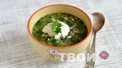 окрошка на воде