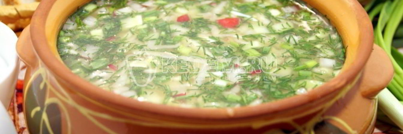 Окрошка овощная Весенняя