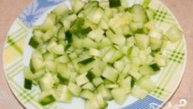 окрошка постная