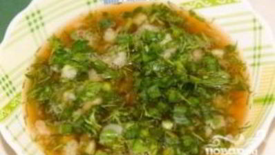 окрошка постная