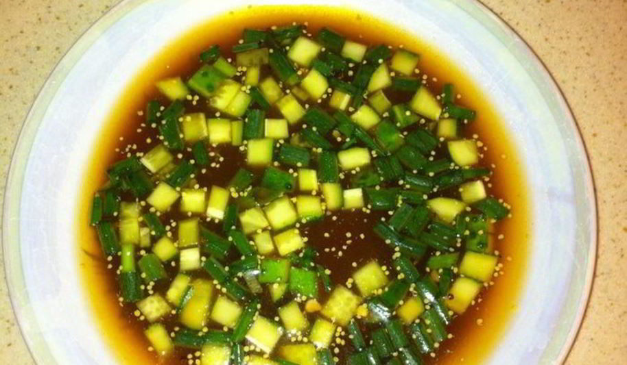 Рецепт окрошки с горчицей и хреном