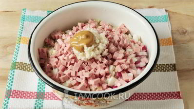 окрошка с хреном