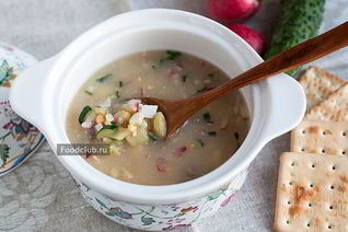 Окрошка с квасом