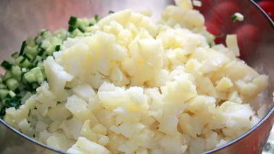 окрошка с квасом