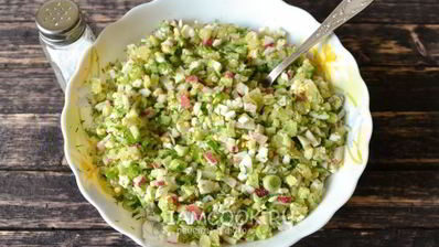 окрошка с редиской на квасе