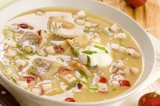 Окрошка с воблой