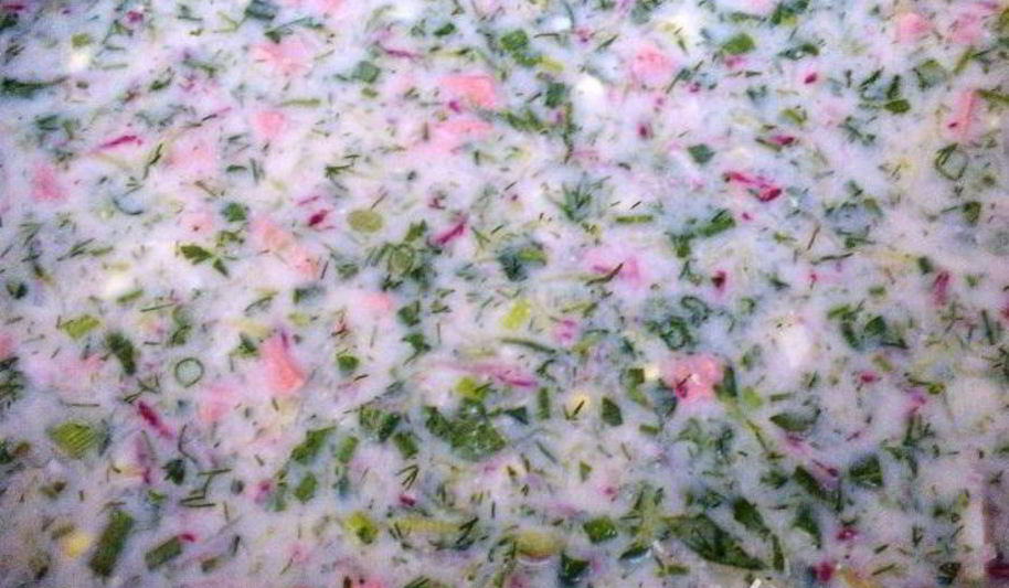 Рецепт окрошки туркменской