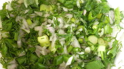 овощная окрошка с тунцом