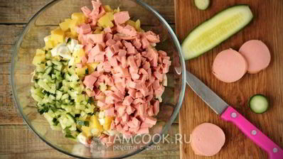 салат окрошка