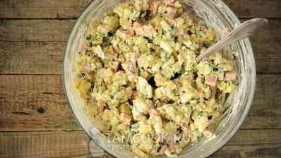 салат окрошка