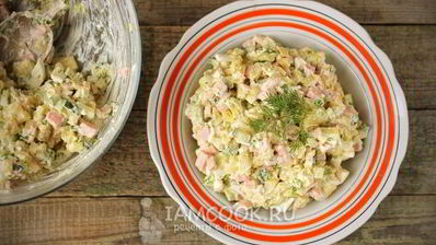 салат окрошка