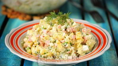 салат окрошка