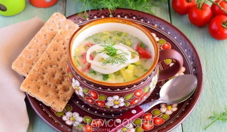 Рецепт средиземноморской окрошки