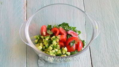 средиземноморская окрошка