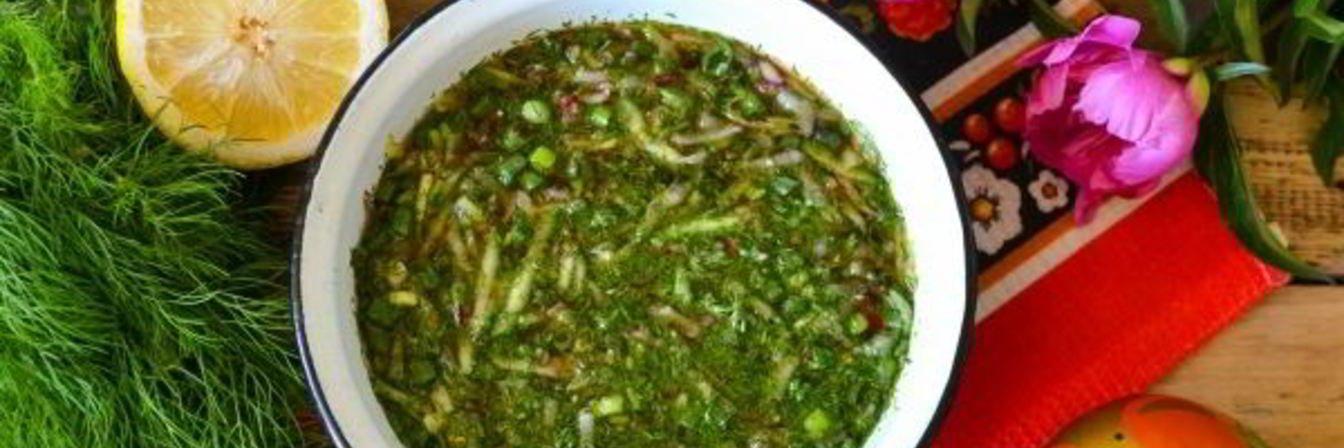 Сыроедческая окрошка