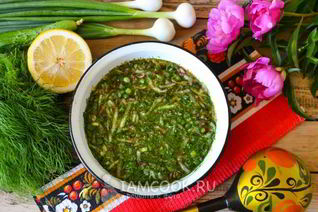 Сыроедческая окрошка