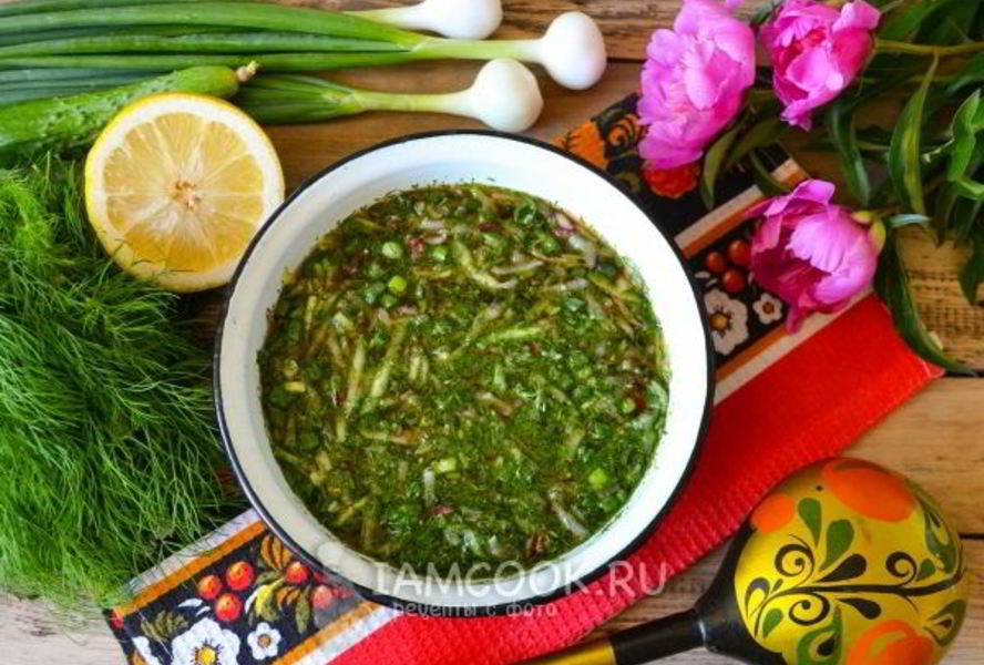 Сыроедческая окрошка