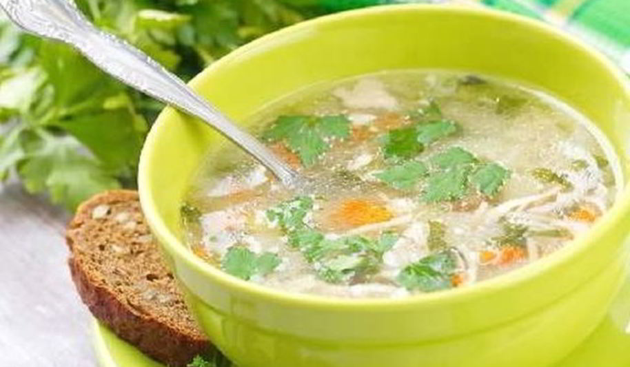 Рецепт быстрого овощной суп с вермишелью