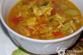 Индийский овощной суп дал