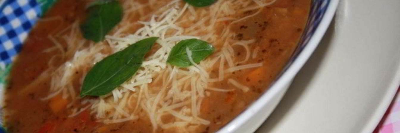 Итальянский овощной суп Минестроне