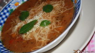 итальянский овощной суп минестроне