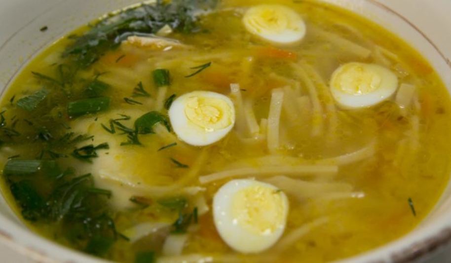 Рецепт куриного супа с лапшой и овощами