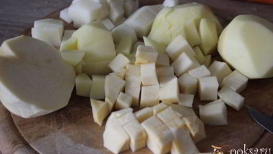 куриный суп с нутом и овощами