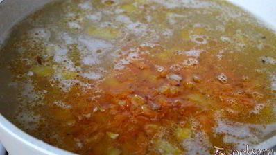 куриный суп с нутом и овощами