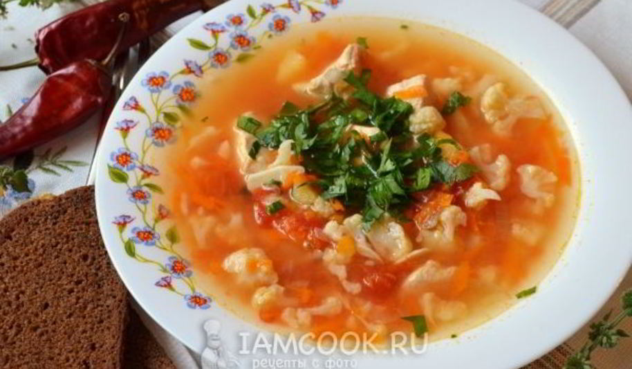 Рецепт куриного супа с овощами