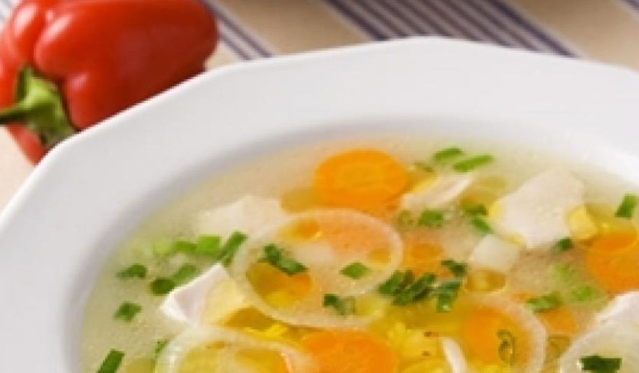 Рецепт куриного супа с рисом и овощами