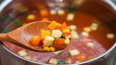 легкий куриный суп с овощами