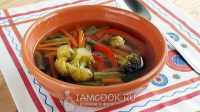легкий овощной суп