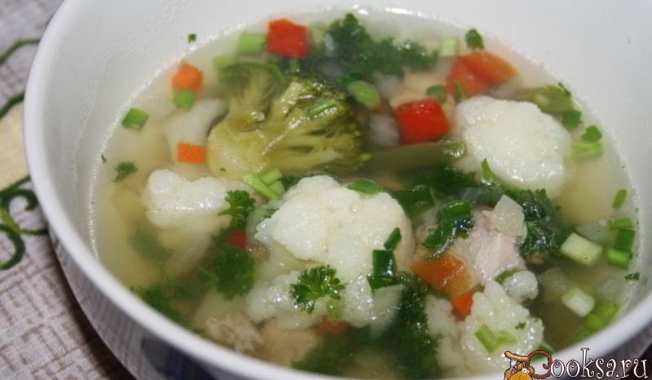 Рецепт легкого супа с индейкой и овощами