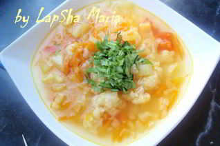 Летний овощной суп Настроение