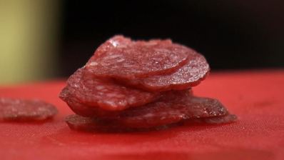 минестроне с грибами и колбасками чорисо