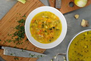 Минестроне с лаймом