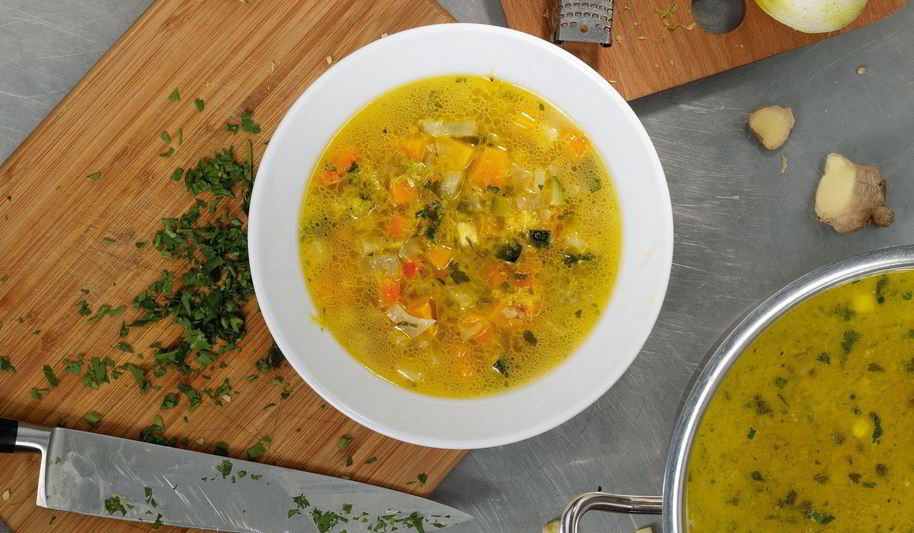 Рецепт минестроне с лаймом