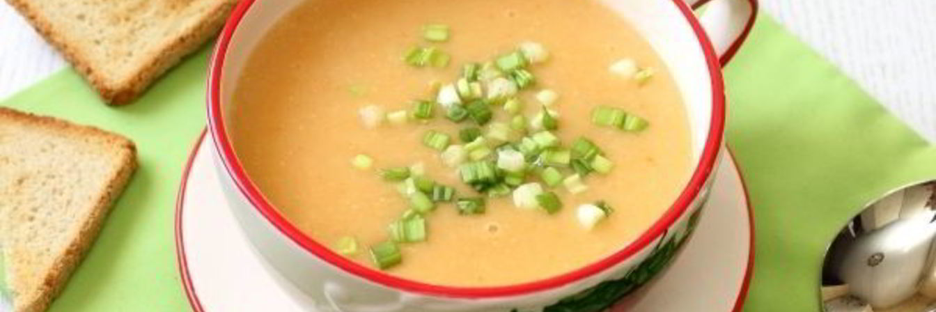 Овощной крем суп со сливками