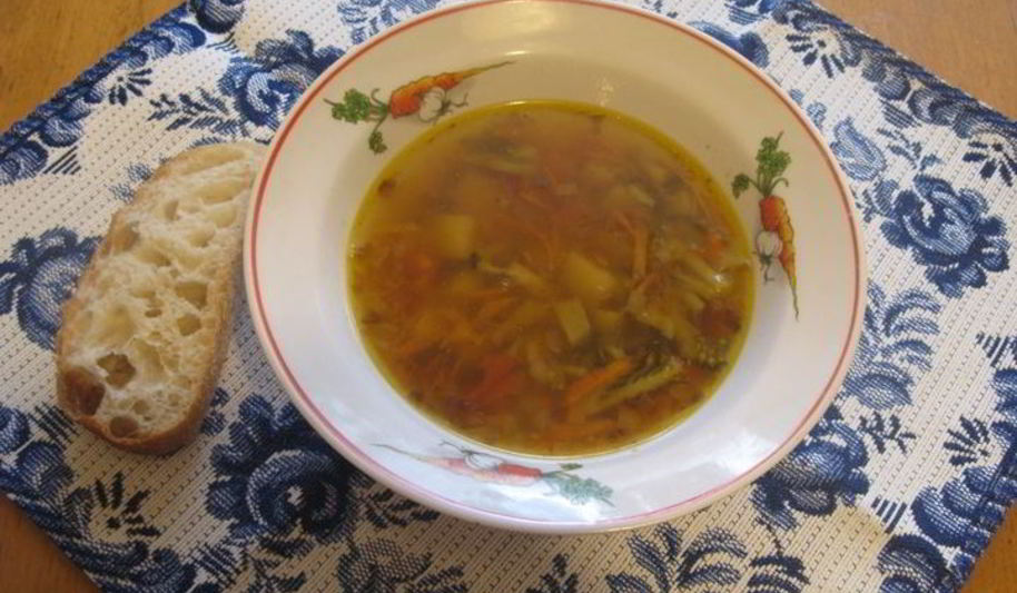 Рецепт овощного супа с брокколи