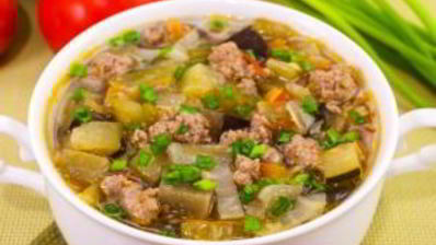 овощной суп с фаршем