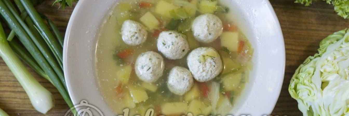 Овощной суп с фрикадельками