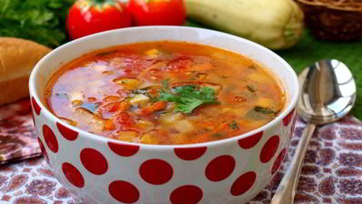 овощной суп с кабачками и помидорами