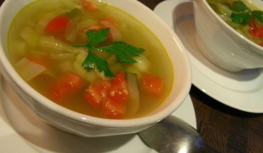 Рецепт овощного супа с карри