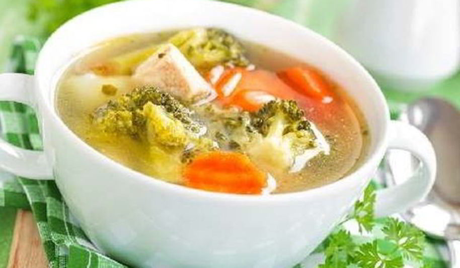Рецепт овощного супа с хреном и горчицей