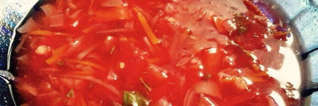 Овощной суп с курицей и курином филе