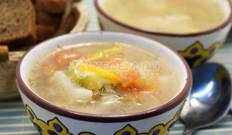 Рецепт овощного супа с курицей