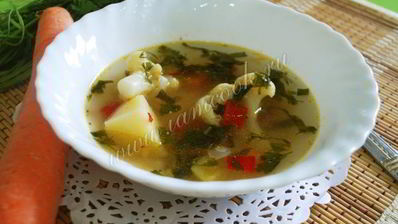 овощной суп с цветной капустой