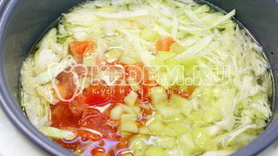 овощной суп в мультиварке