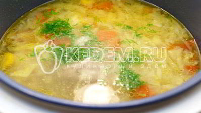 овощной суп в мультиварке