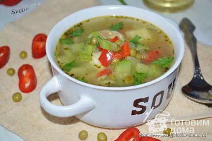 Овощной суп Весенний
